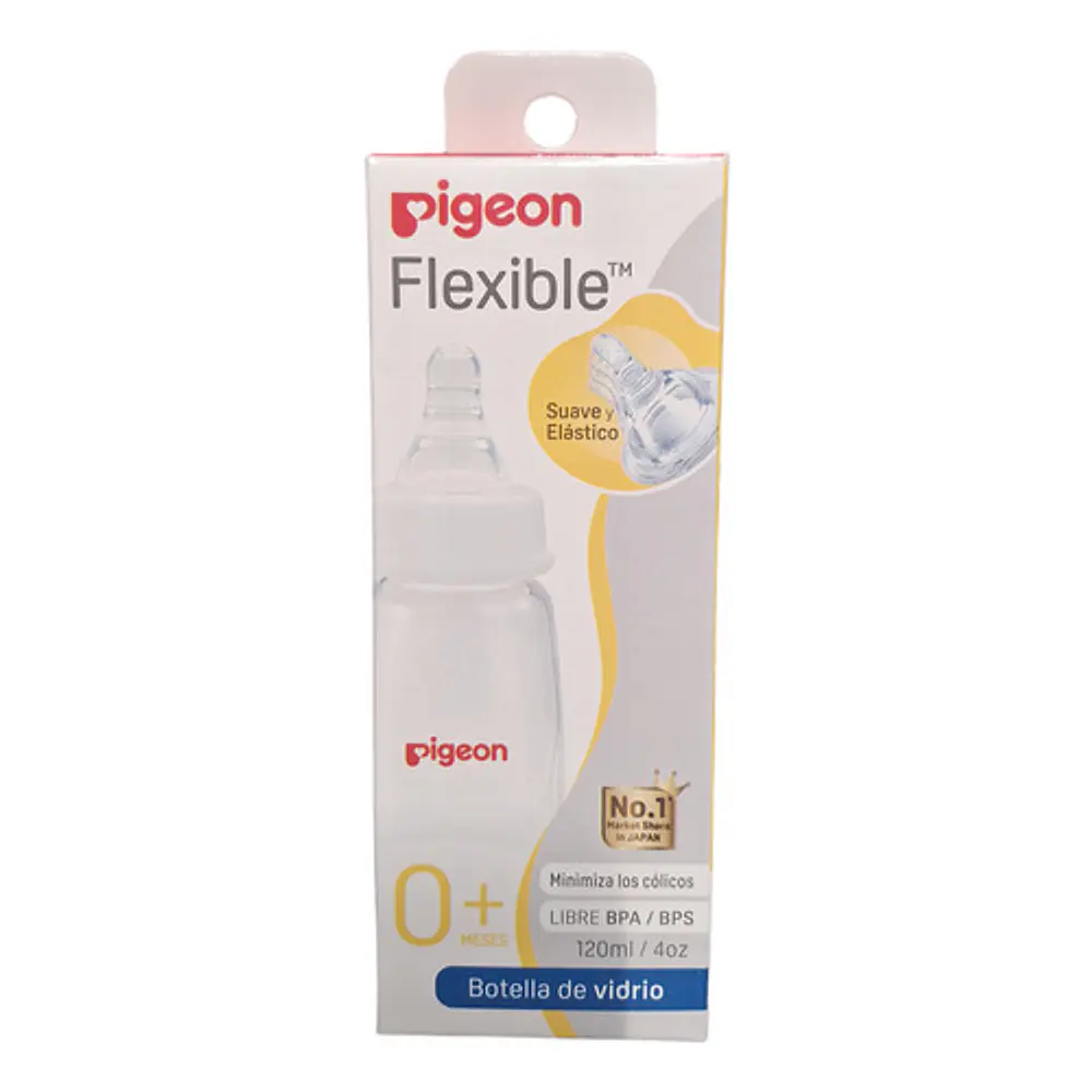 Mamadera Pigeon Vidrio 120ml   4