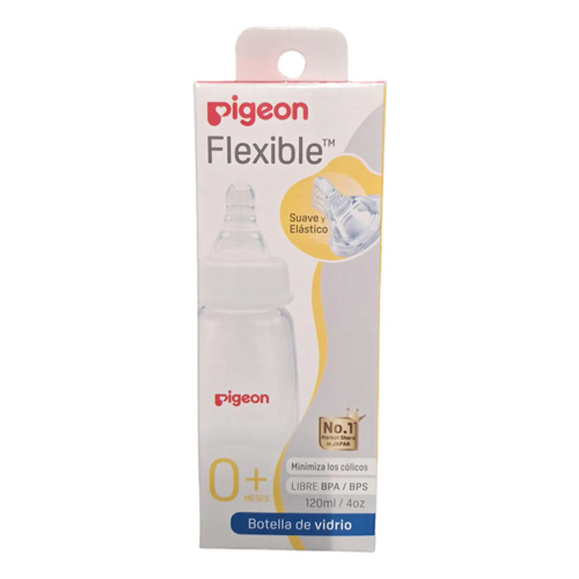 Mamadera Pigeon Vidrio 120ml   4