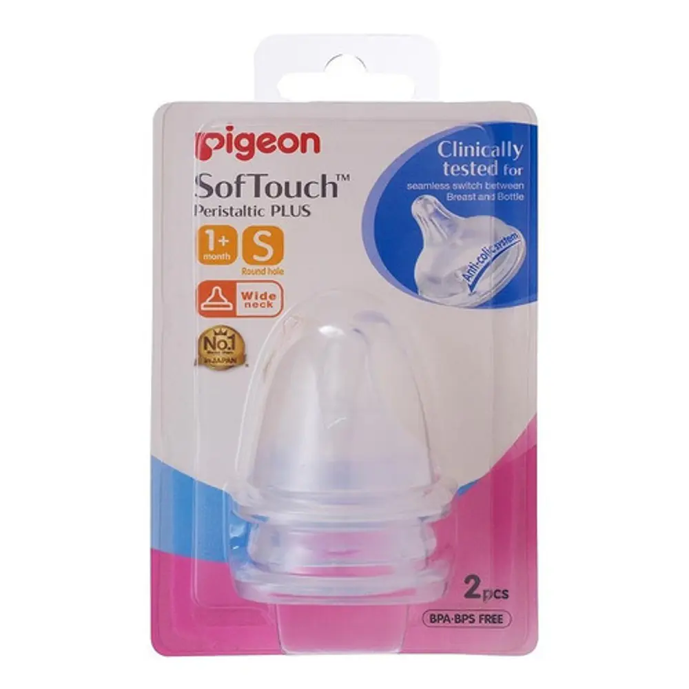 Tetina Chupete Pigeon Pack 2 Talla S 1+m Softouch 6