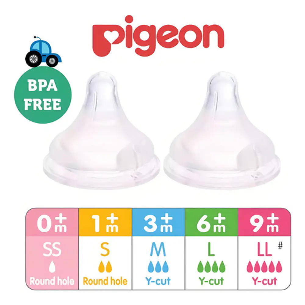 Tetina Chupete Pigeon Pack 2 Talla S 1+m Softouch 7