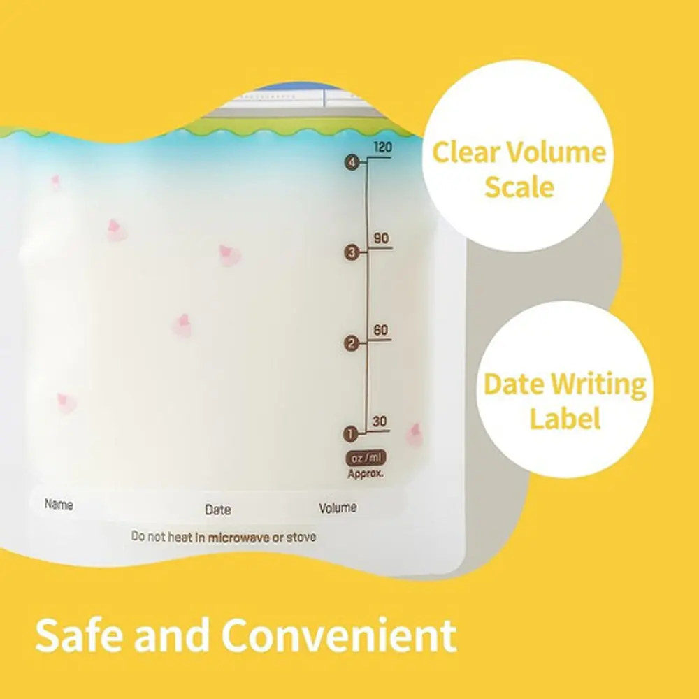 Bolsas Para Almacenar Leche Materna 120 Ml/ Pigeon - 25uds 3