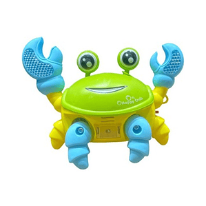 Cangrejo Juguete Rastrero Eléctrico Con Música Y Luz 12m+