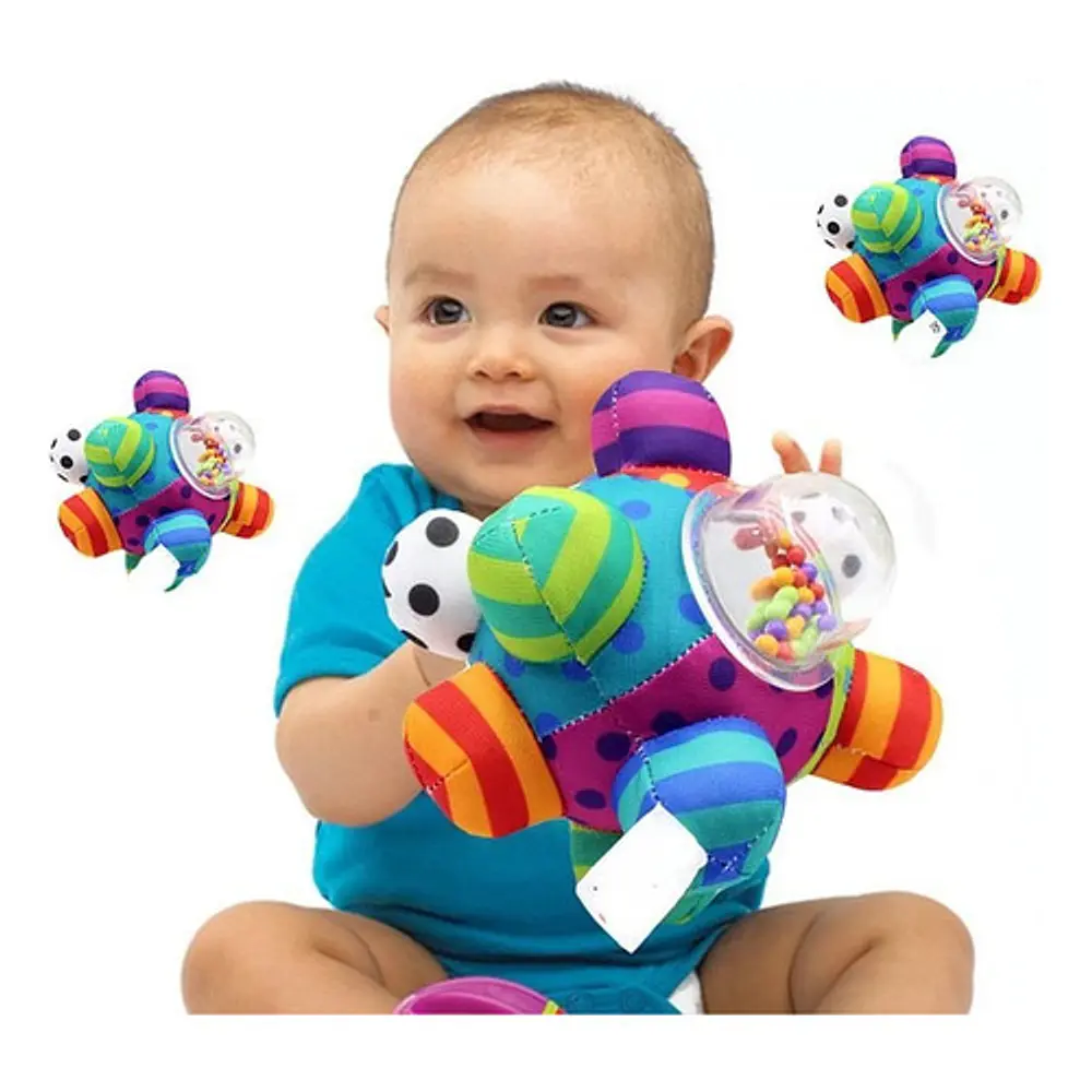 Pelota Sensorial Bebes Juguete Para Desarrollo Sonajero 3