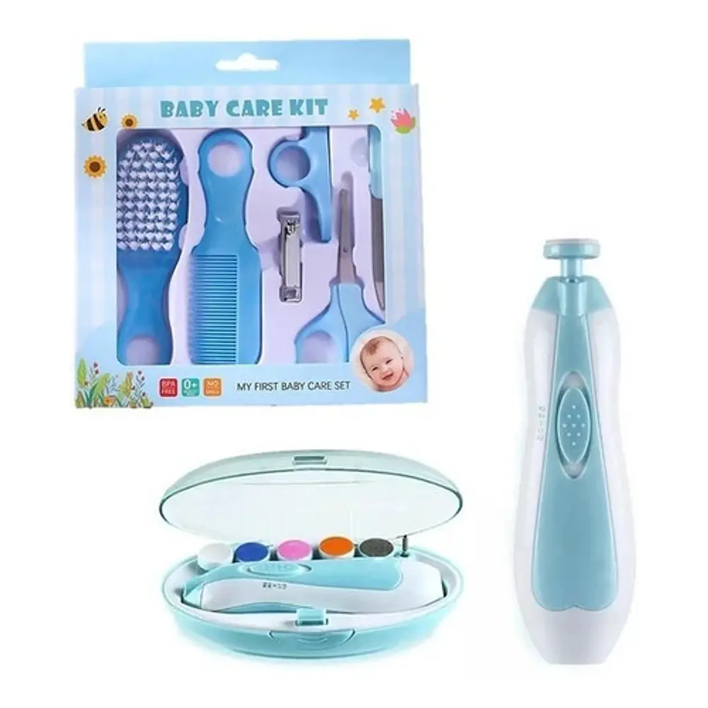 Kit Higiene + Lima Electrica Bebe Manicure Cuidado 4