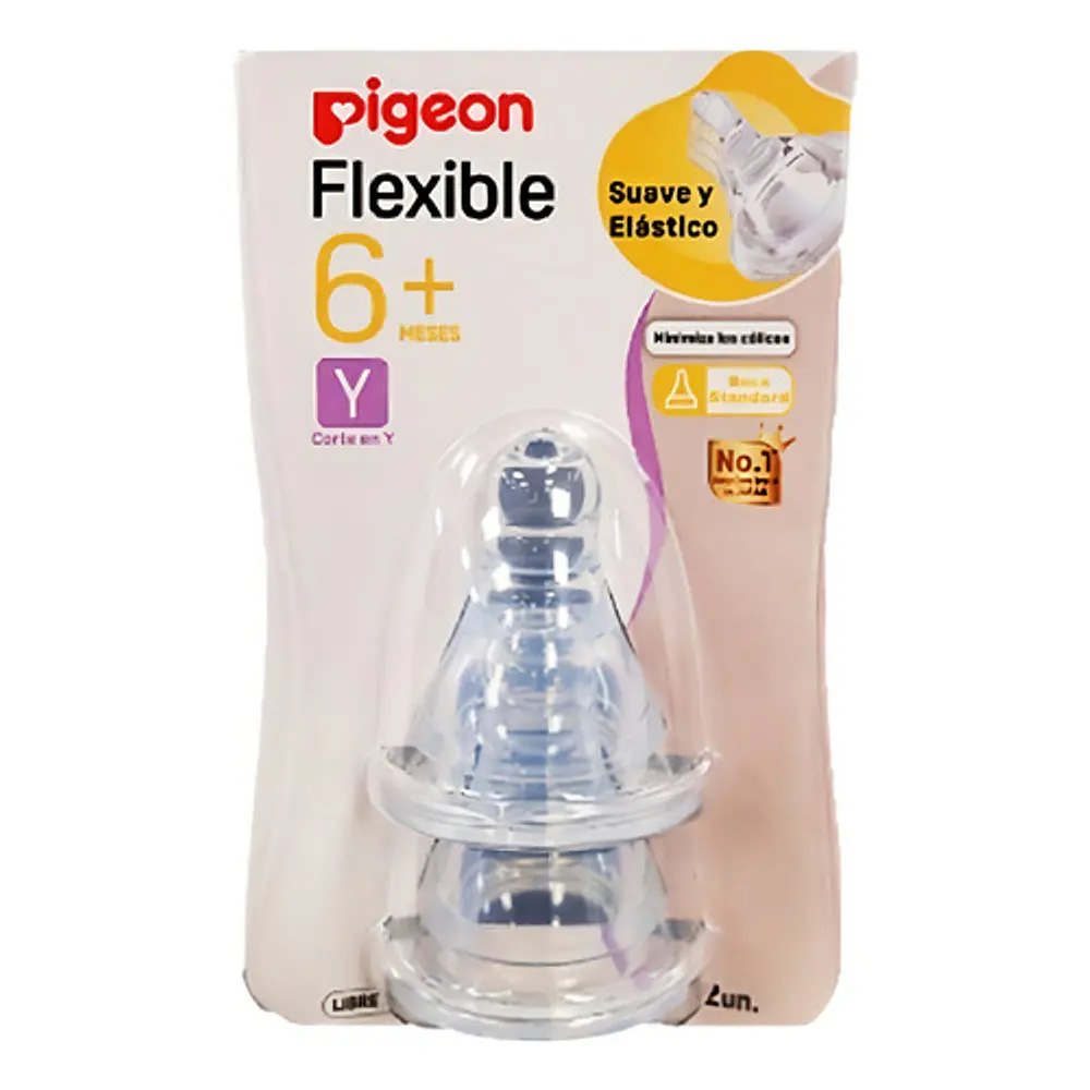 Tetina Chupete Pigeon Boca Standar Talla Y 6+ 2