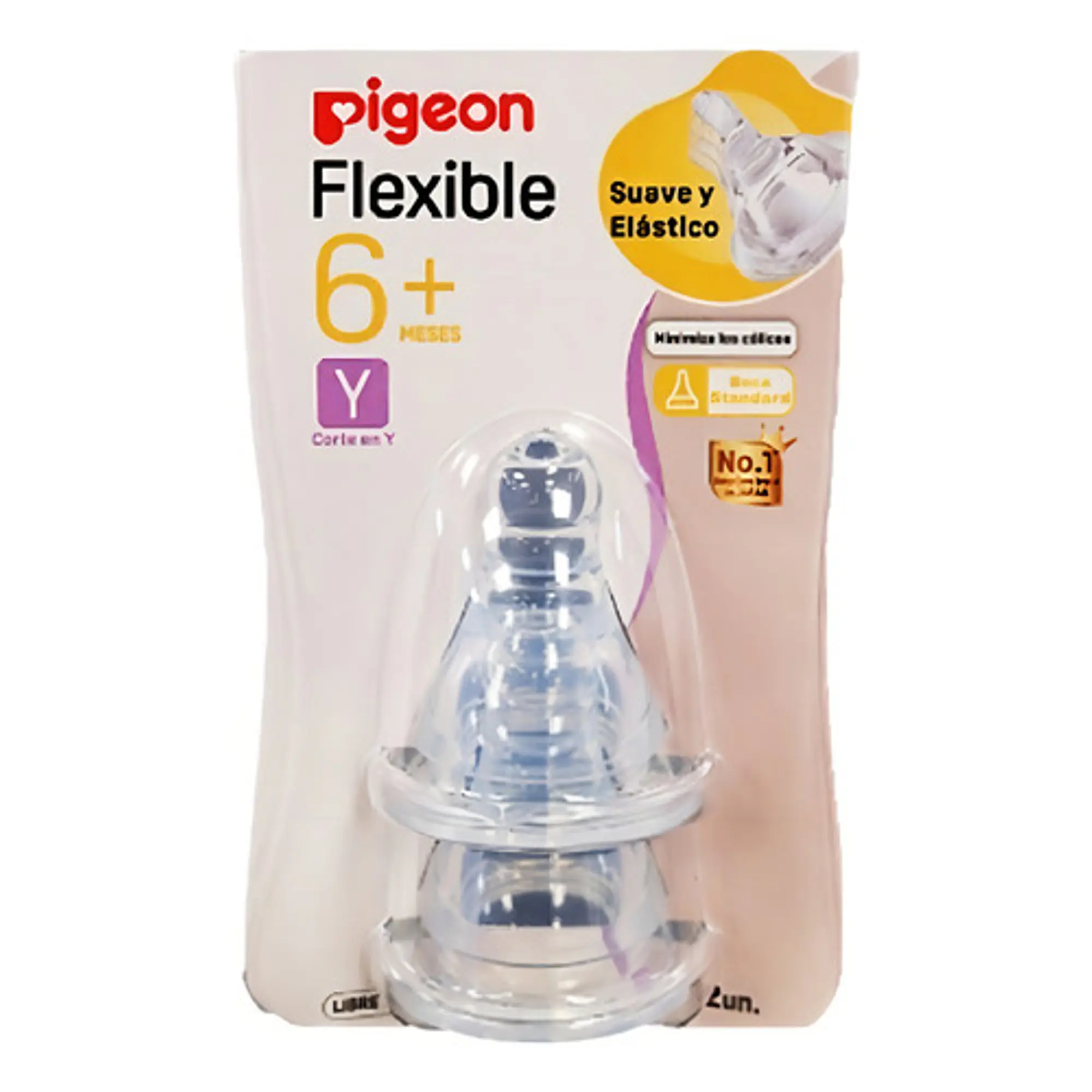 Tetina Chupete Pigeon Boca Standar Talla Y 6+ 2