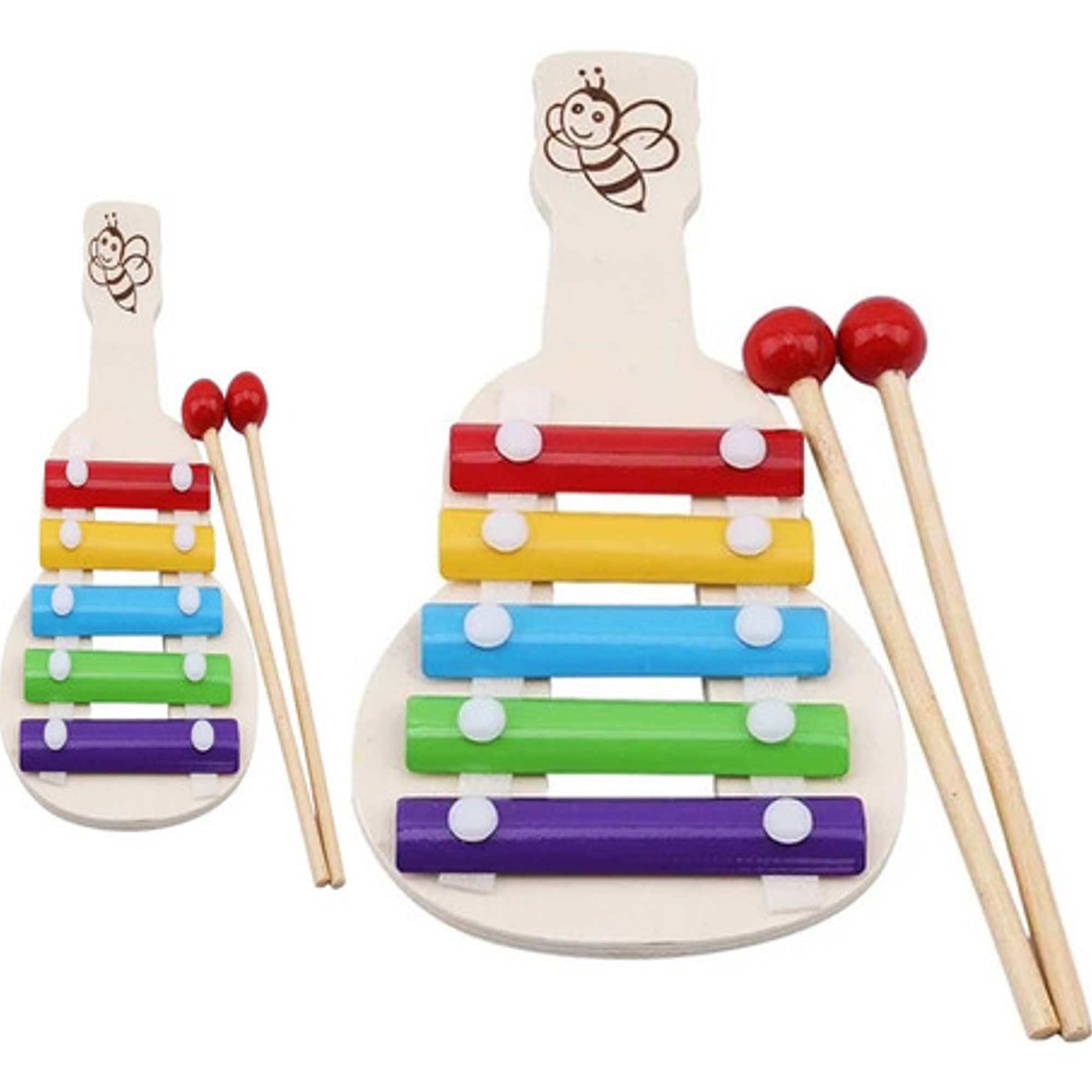 Juego De Madera Juguete Didactico Color Niños 3