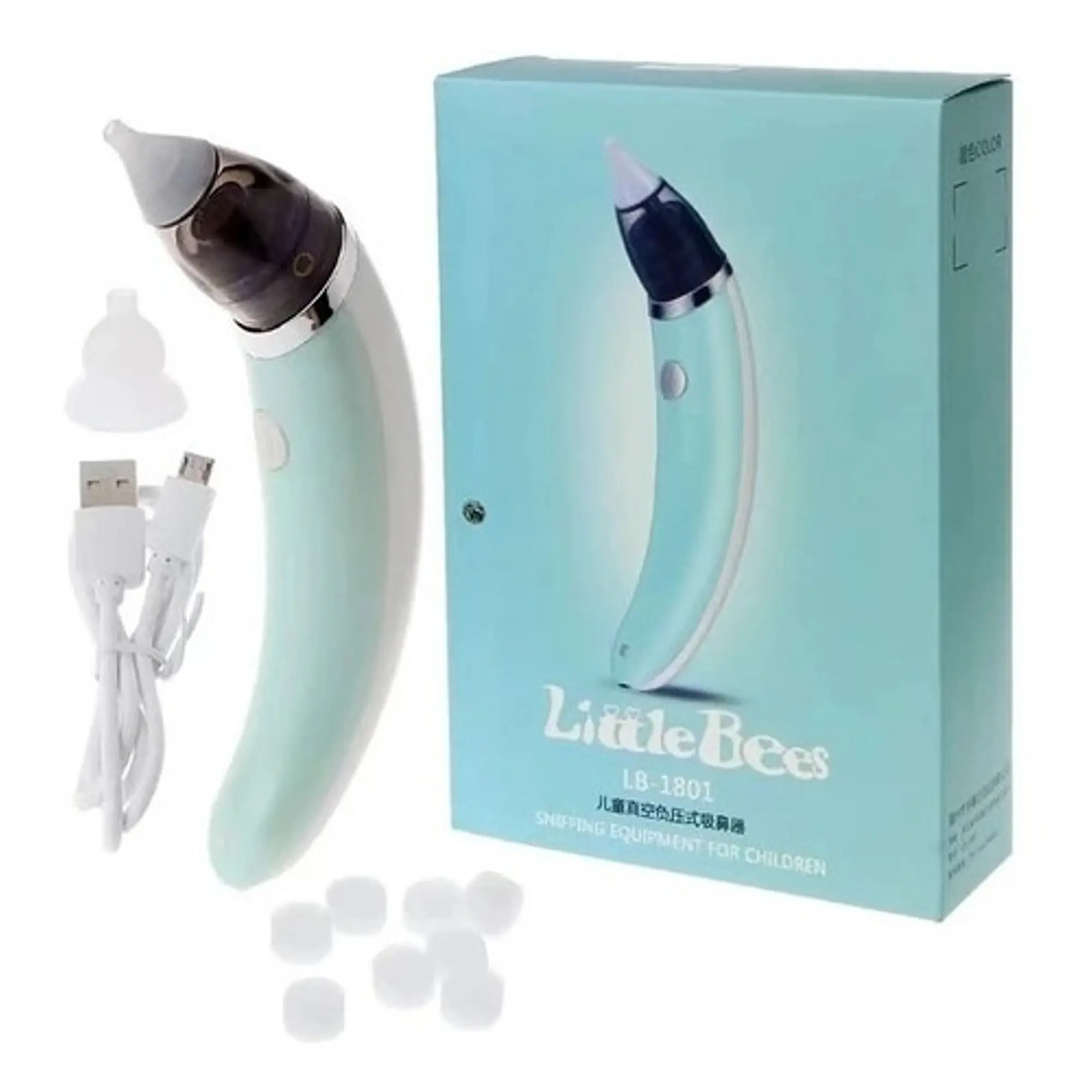 Aspirador Nasal Eléctrico Para Bebe, Saca Moco. 4