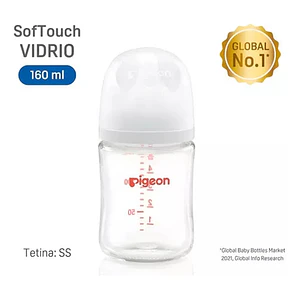 Pack De 3 Biberones De Vidrio Boca Ancha 160 Ml 