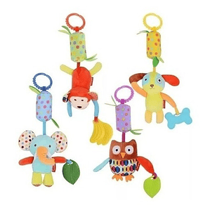 Sonajero Mordedor Peluche 35cm Para Bebés 0-6 Meses