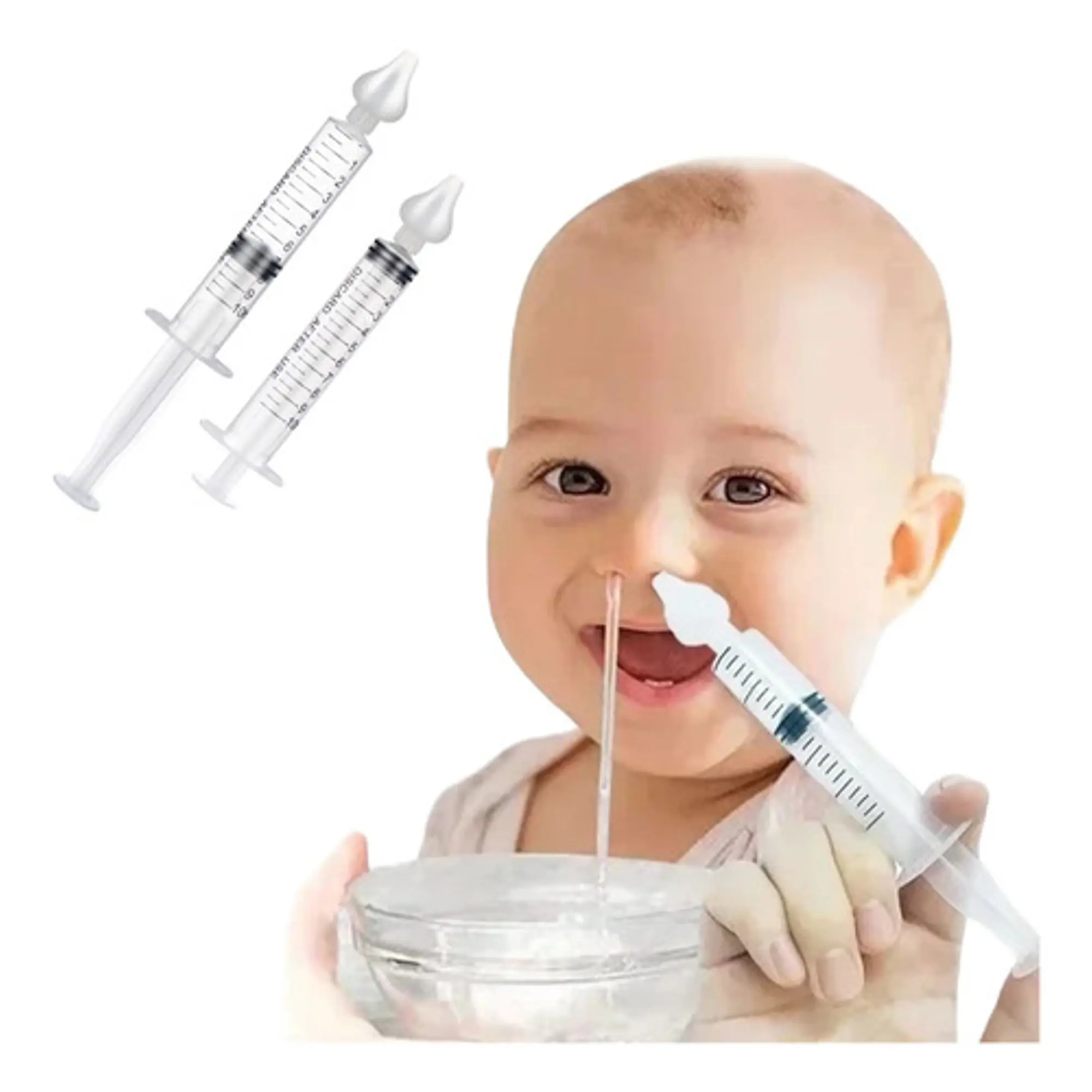 Aspirador Nasal Bebé-niños Limpiador Nasa X 12 Unids 2