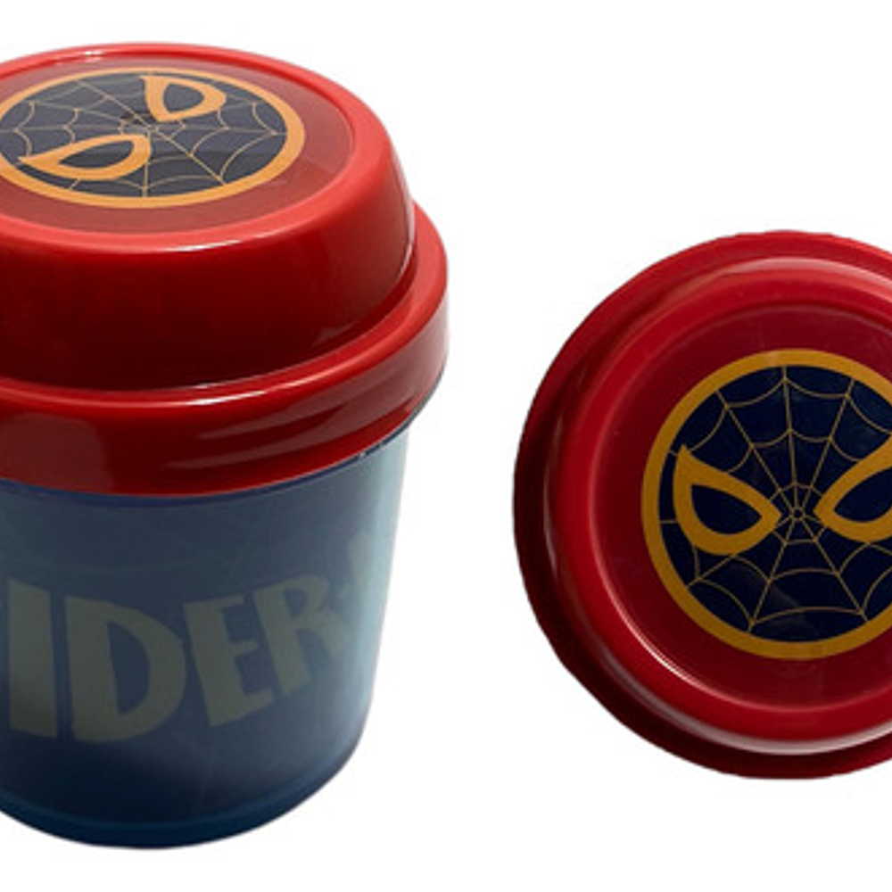 Porta Snack 280ml Spiderman Hombre Araña 5