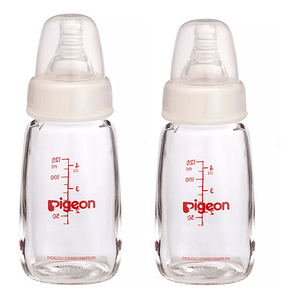 Biberon De Vidrio 120 Ml Pigeon X 2 Uni