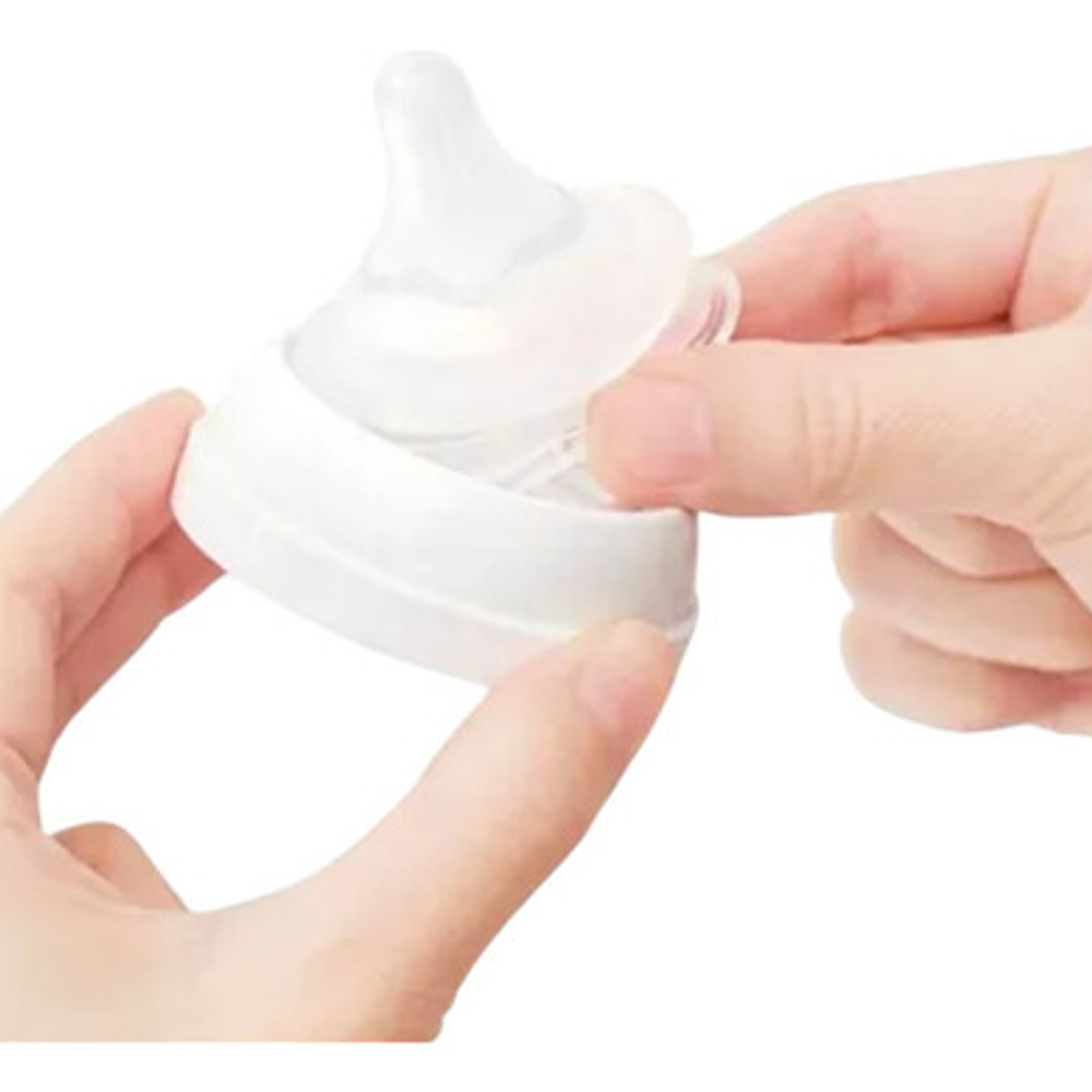 Mamadera 240ml Pigeon Softouch Pp + Tetinas Boca Ancha  5