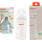 Mamadera 240ml Pigeon Softouch Pp + Tetinas Boca Ancha  - Miniatura 4