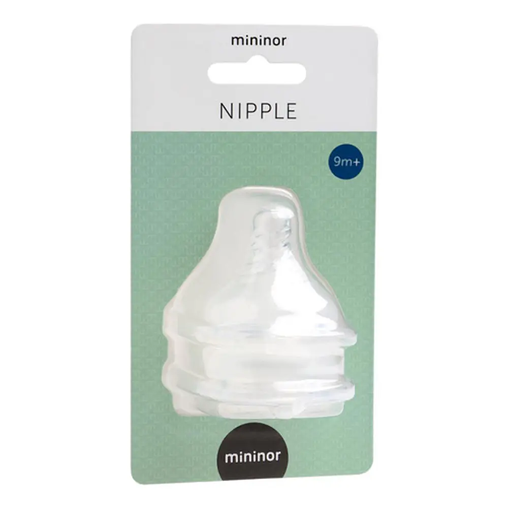Mininor 2 Tetinas Boca Ancha Anticolicos 9m+ Bebe 1