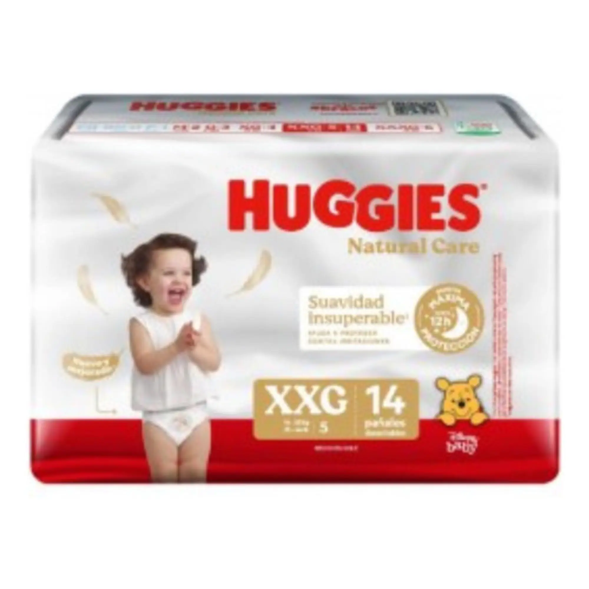 Pañales Huggies Natural Care Talla Xxg 14uni 3