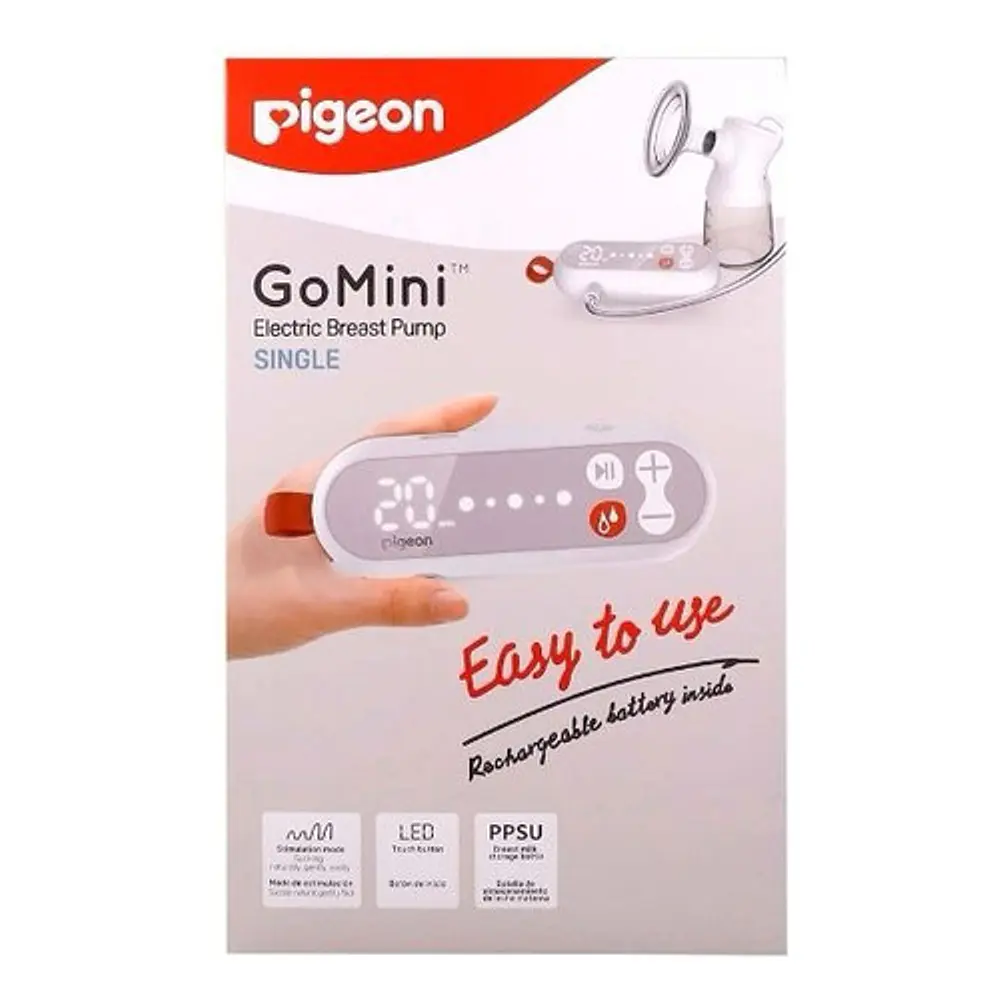 Extractor De Leche Eléctrico Pigeon Gomini Blanco 2