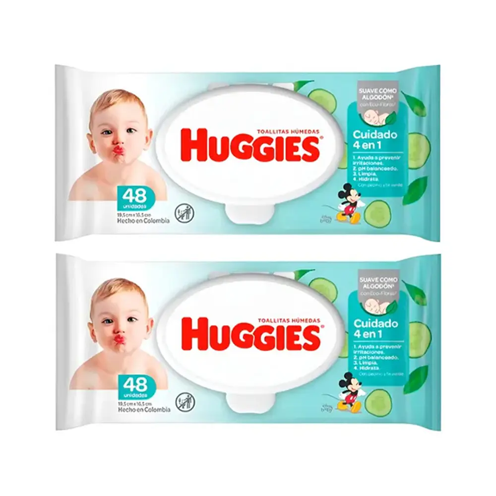 TOALLAS HUMADAS HUGGIES 4 E 1 X 48 1