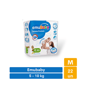PAÑAL EMUBABY TALLA M 22 X 1 EMP