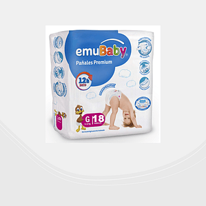 PAÑAL EMUBABY TALLA G 18 X 1 EMP