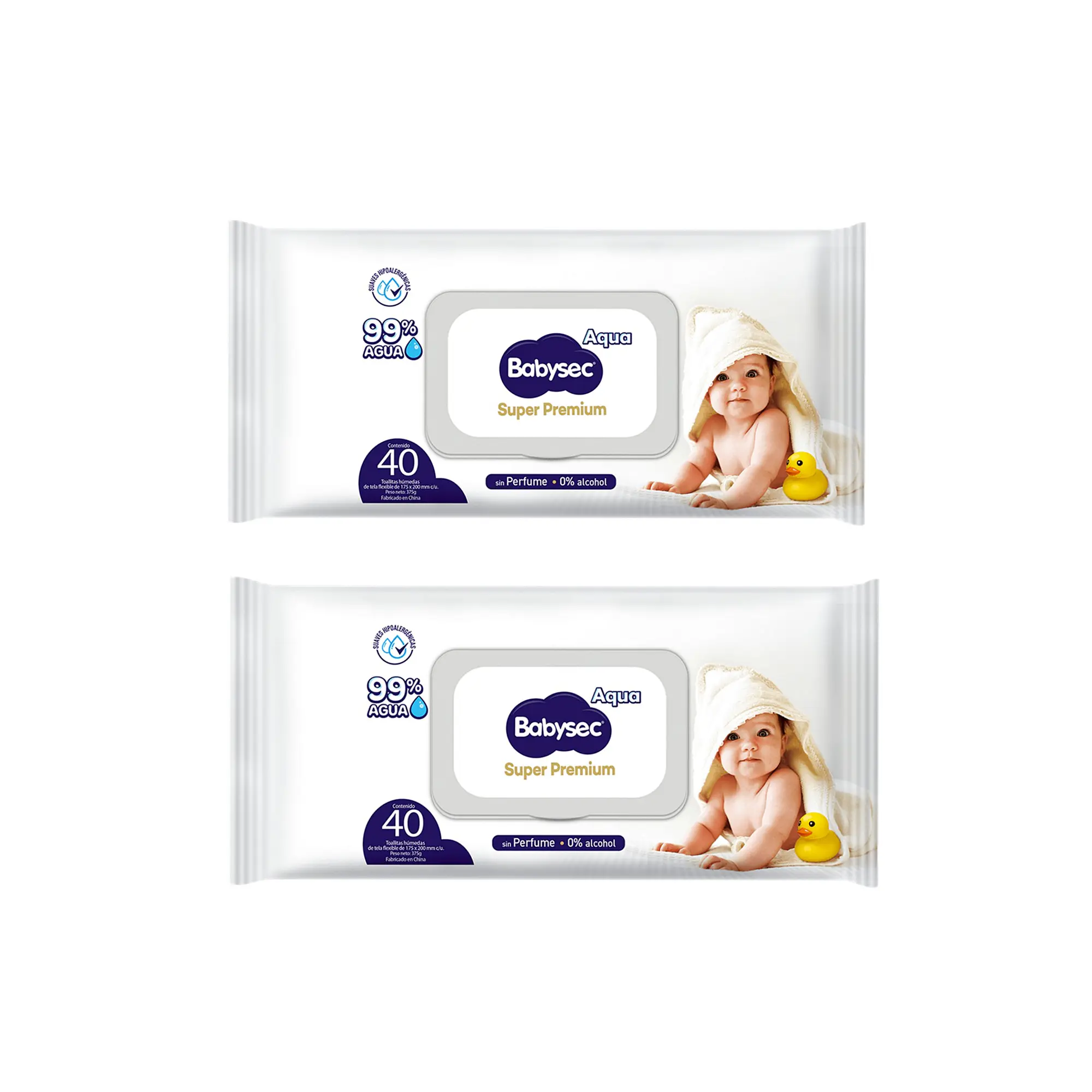 TOALLITAS HUMEDAS BABYSEC SUPER PREMIUM 40 2
