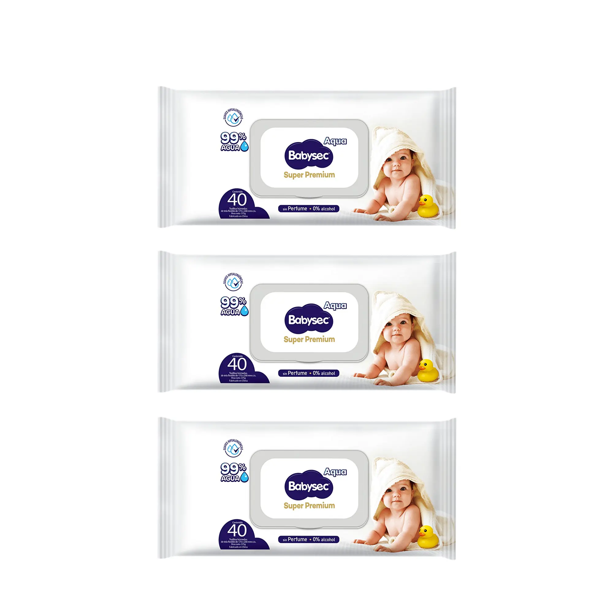 TOALLITAS HUMEDAS BABYSEC SUPER PREMIUM 40 3