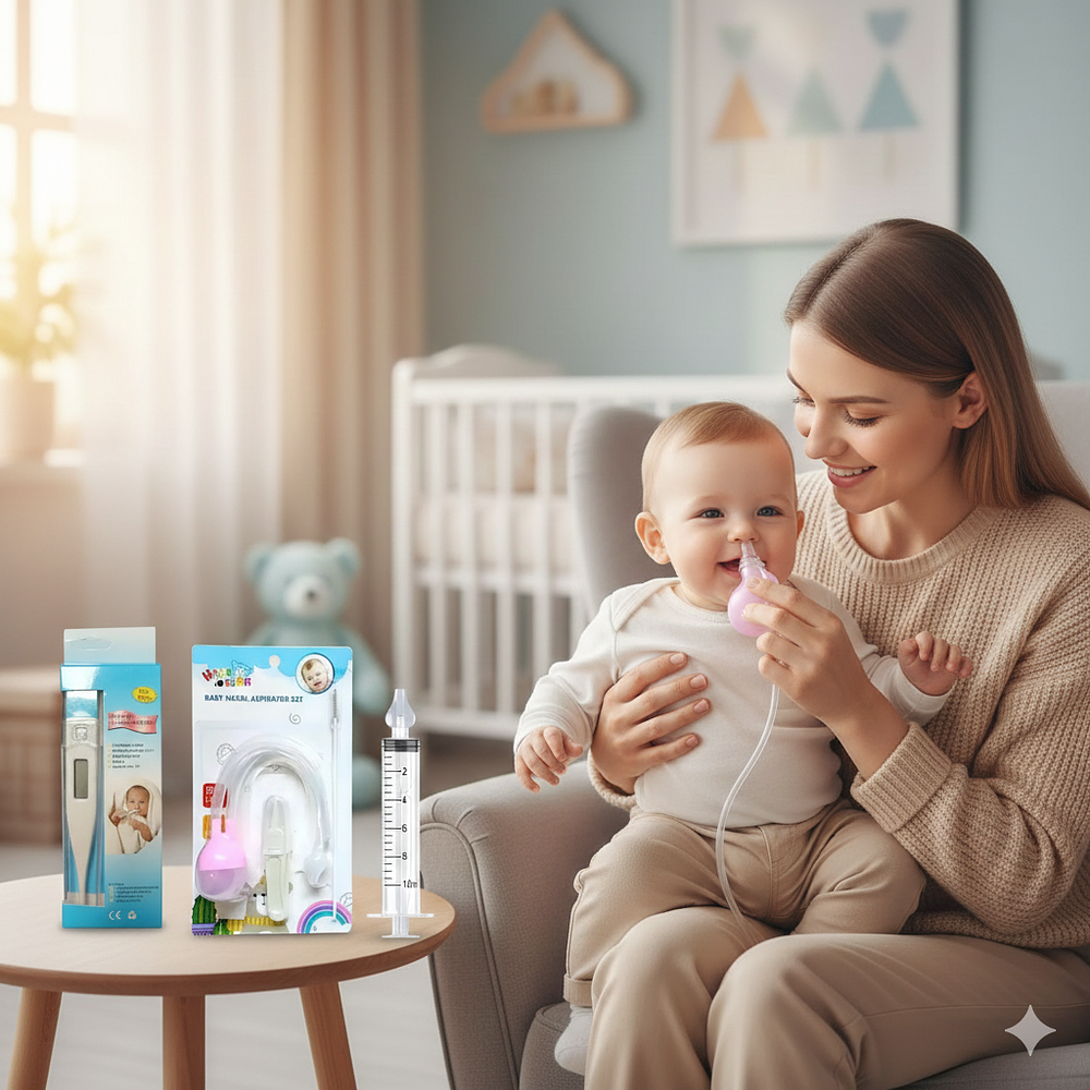 Set de Termómetro y Limpieza Nasal. 2