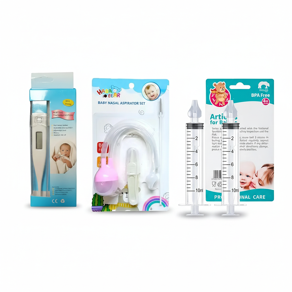 Set de Termómetro y Limpieza Nasal. 4