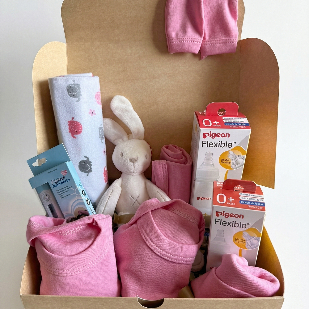 KIT RECIEN NACIDO 0-3 MESES ROSA 1