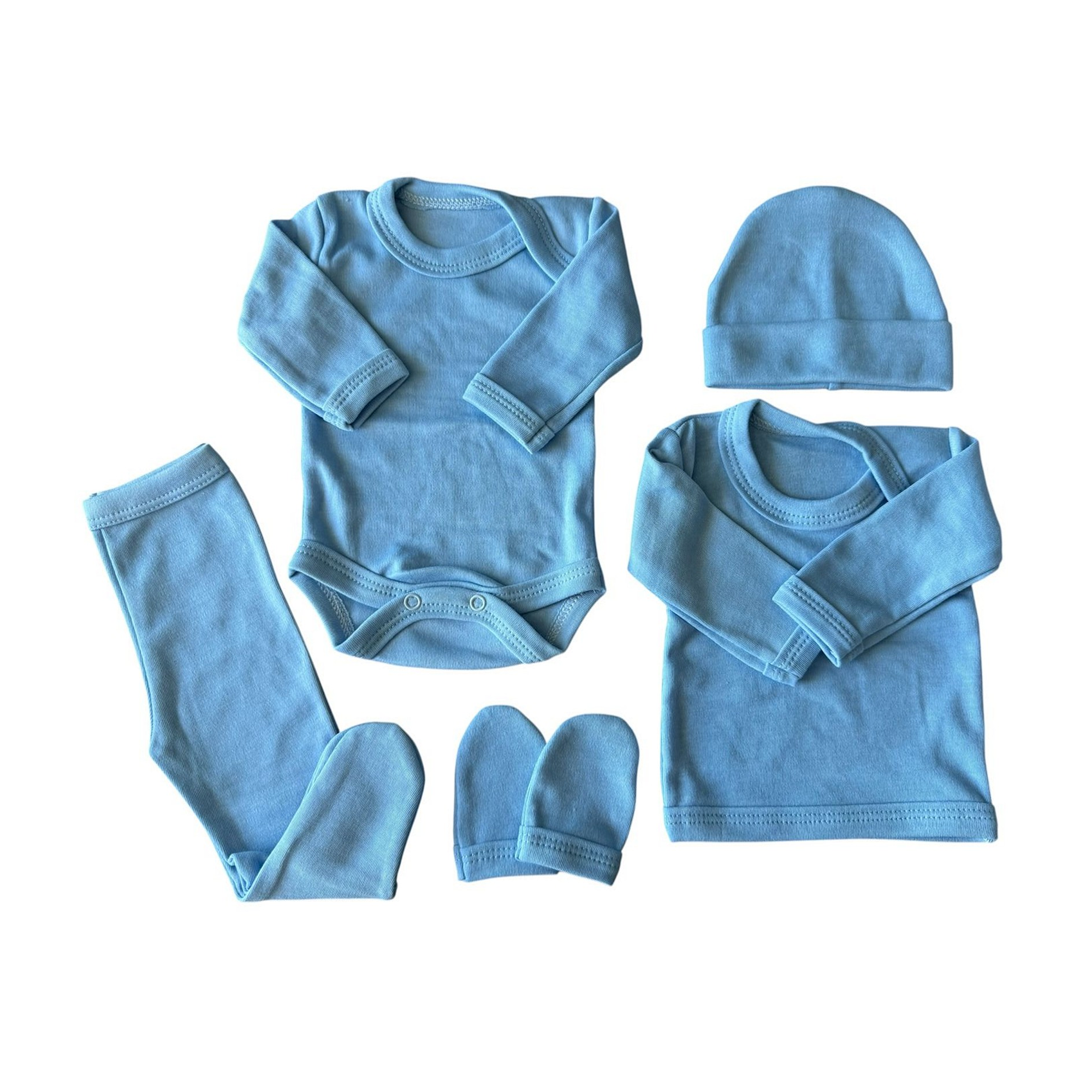 AJUAR BEBE 0-3 MESES 5 PIEZAS  7