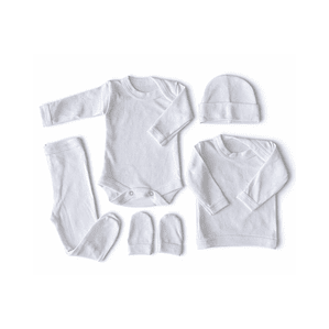 AJUAR BEBE 0-3 MESES 5 PIEZAS 