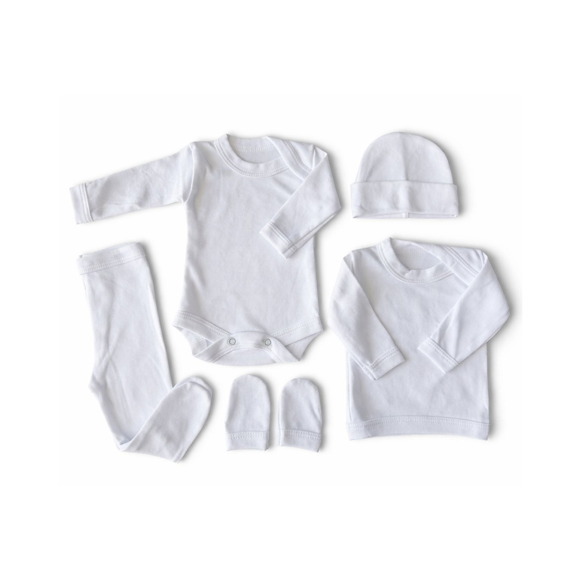 AJUAR BEBE 0-3 MESES 5 PIEZAS  1