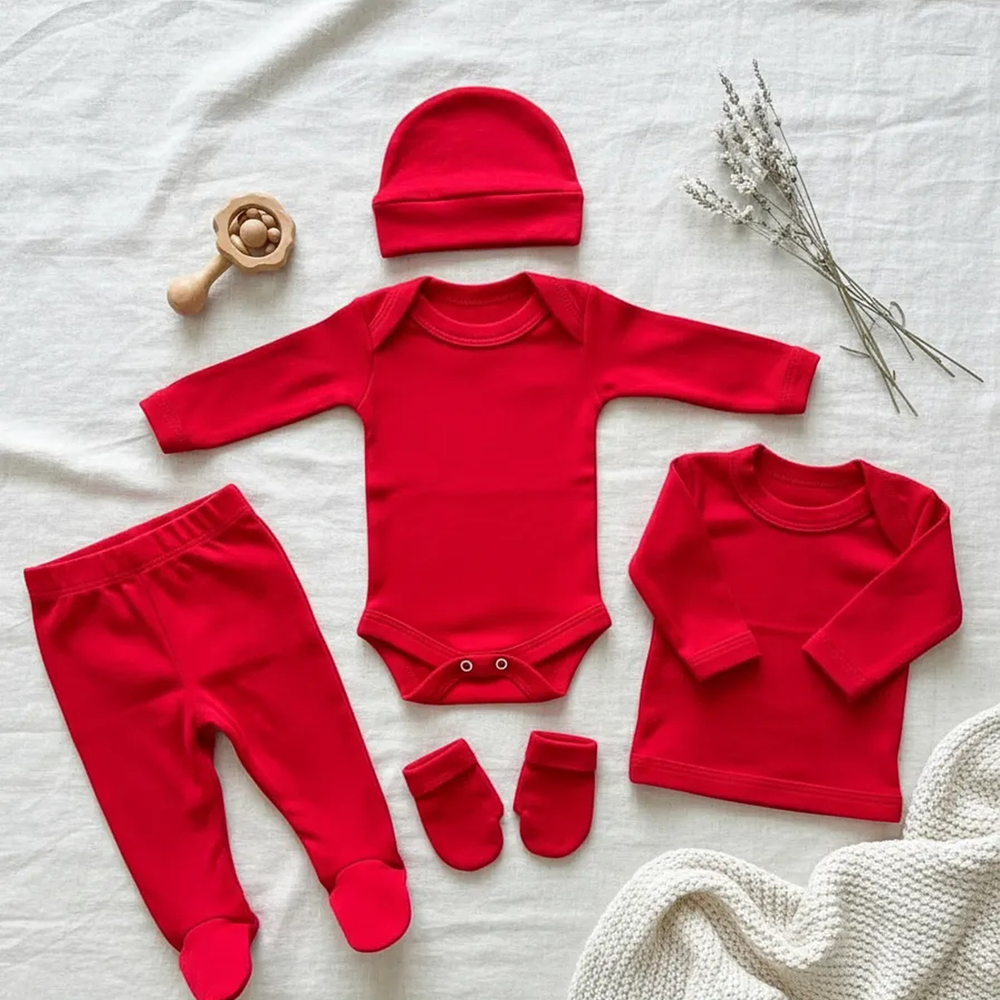 AJUAR BEBE 0-3 MESES 5 PIEZAS  4