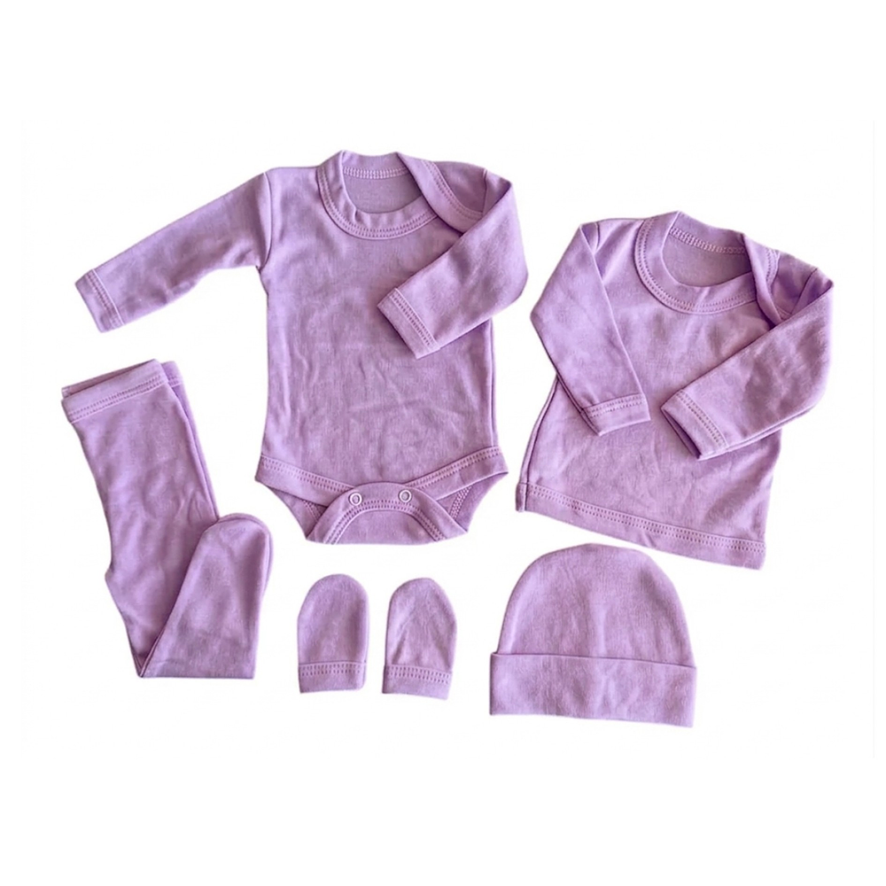 AJUAR BEBE 0-3 MESES 5 PIEZAS  11