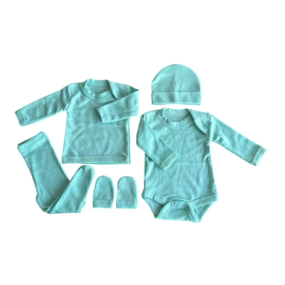 AJUAR BEBE 0-3 MESES 5 PIEZAS  13