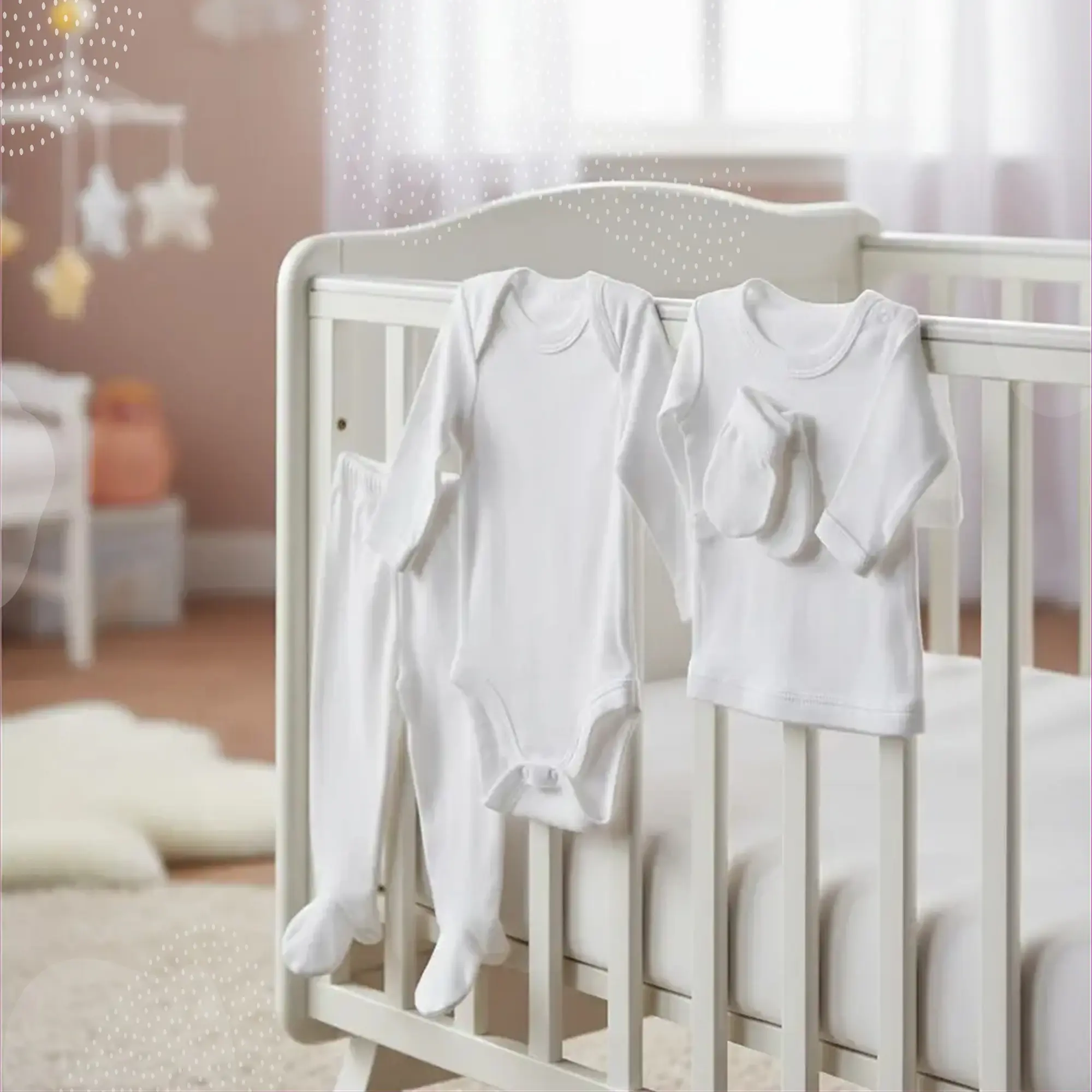 AJUAR BEBE 0-3 MESES POR MAYOR COLOR BLANCO  4