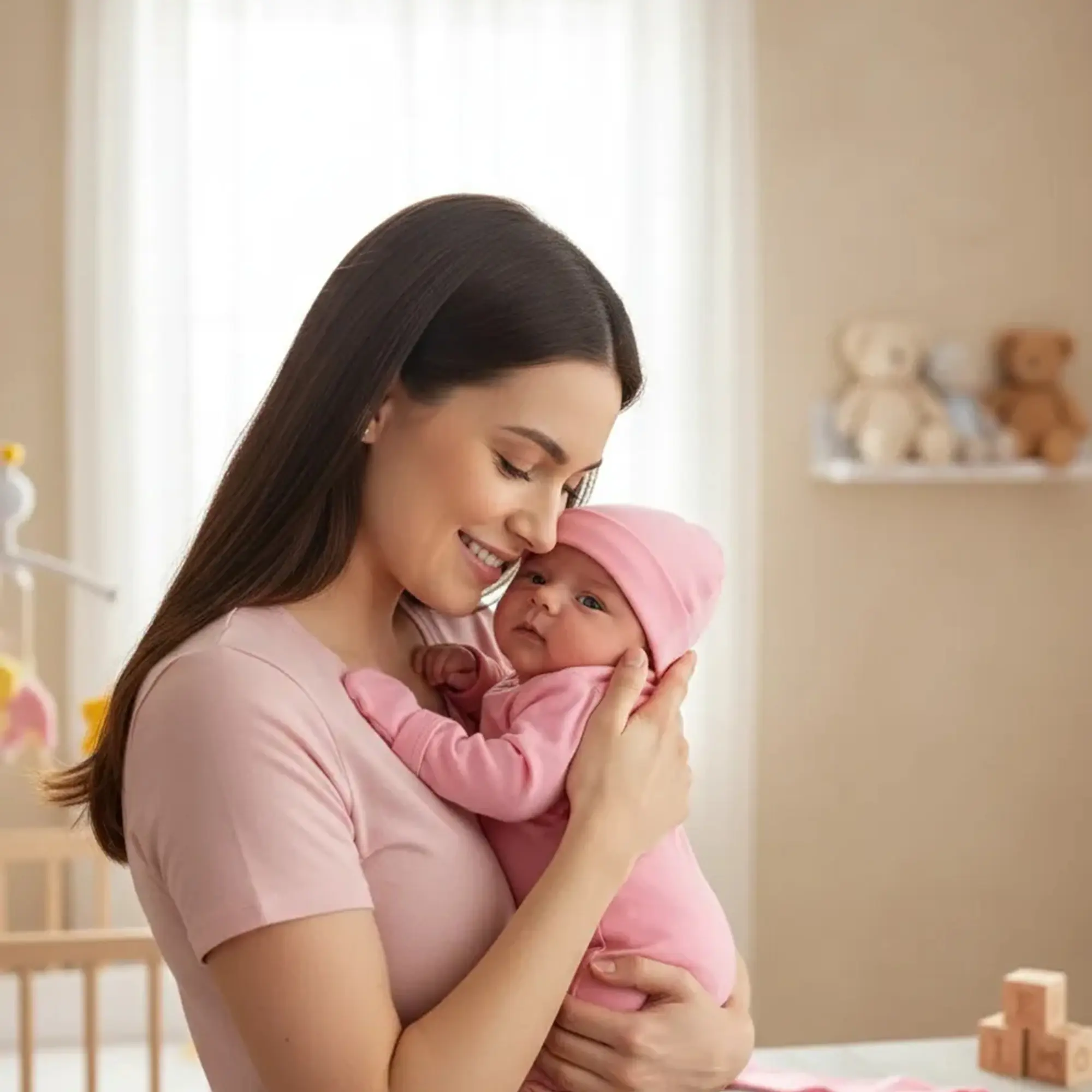 AJUAR BEBE 0-3 MESES POR MAYOR COLOR ROSA  4