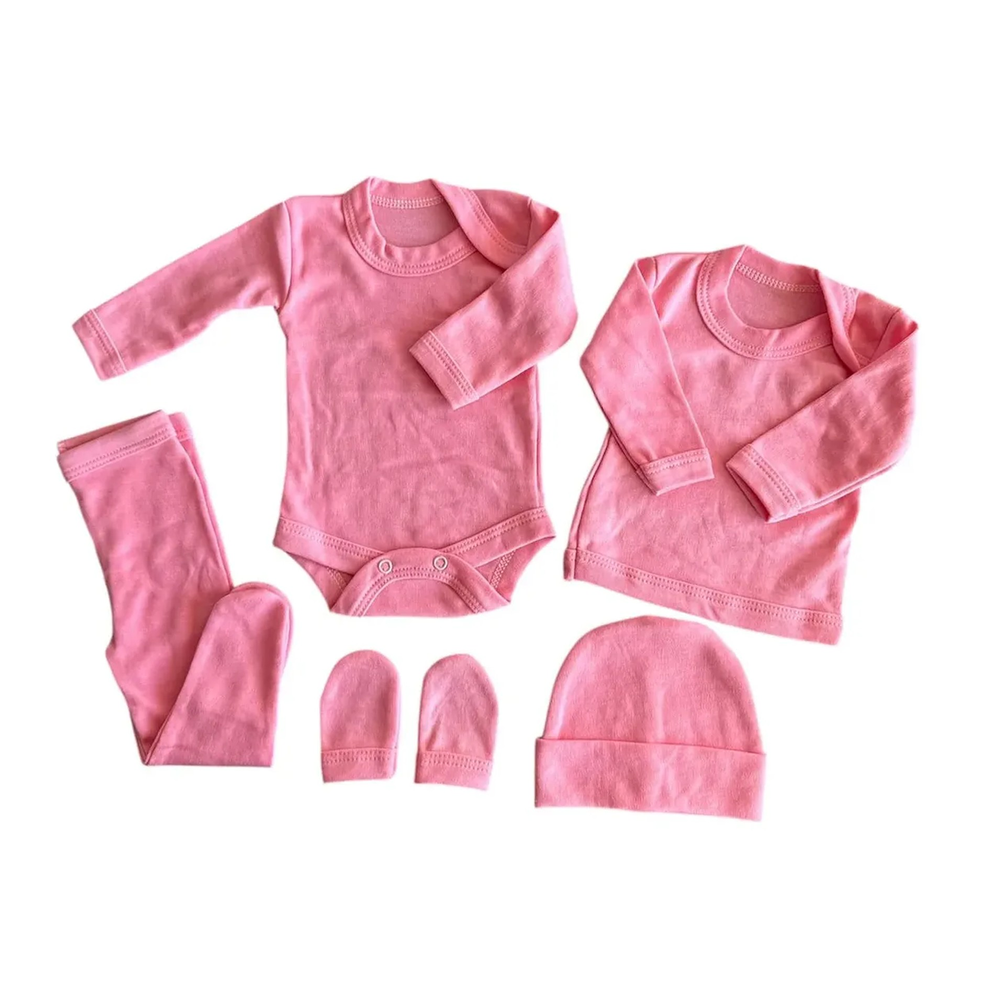 AJUAR BEBE 0-3 MESES POR MAYOR COLOR ROSA  1