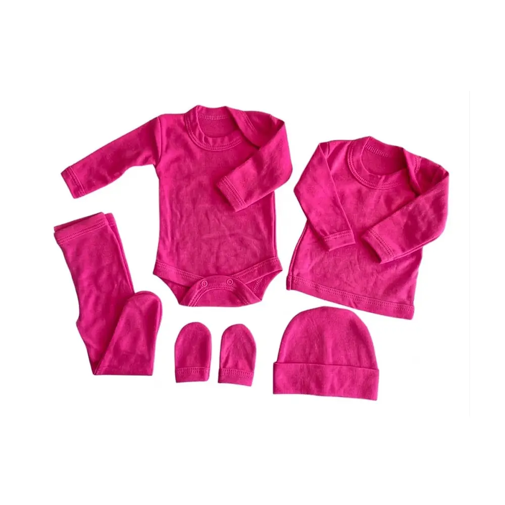 AJUAR BEBE 0-3 MESES POR MAYOR COLOR FUCSIA 2