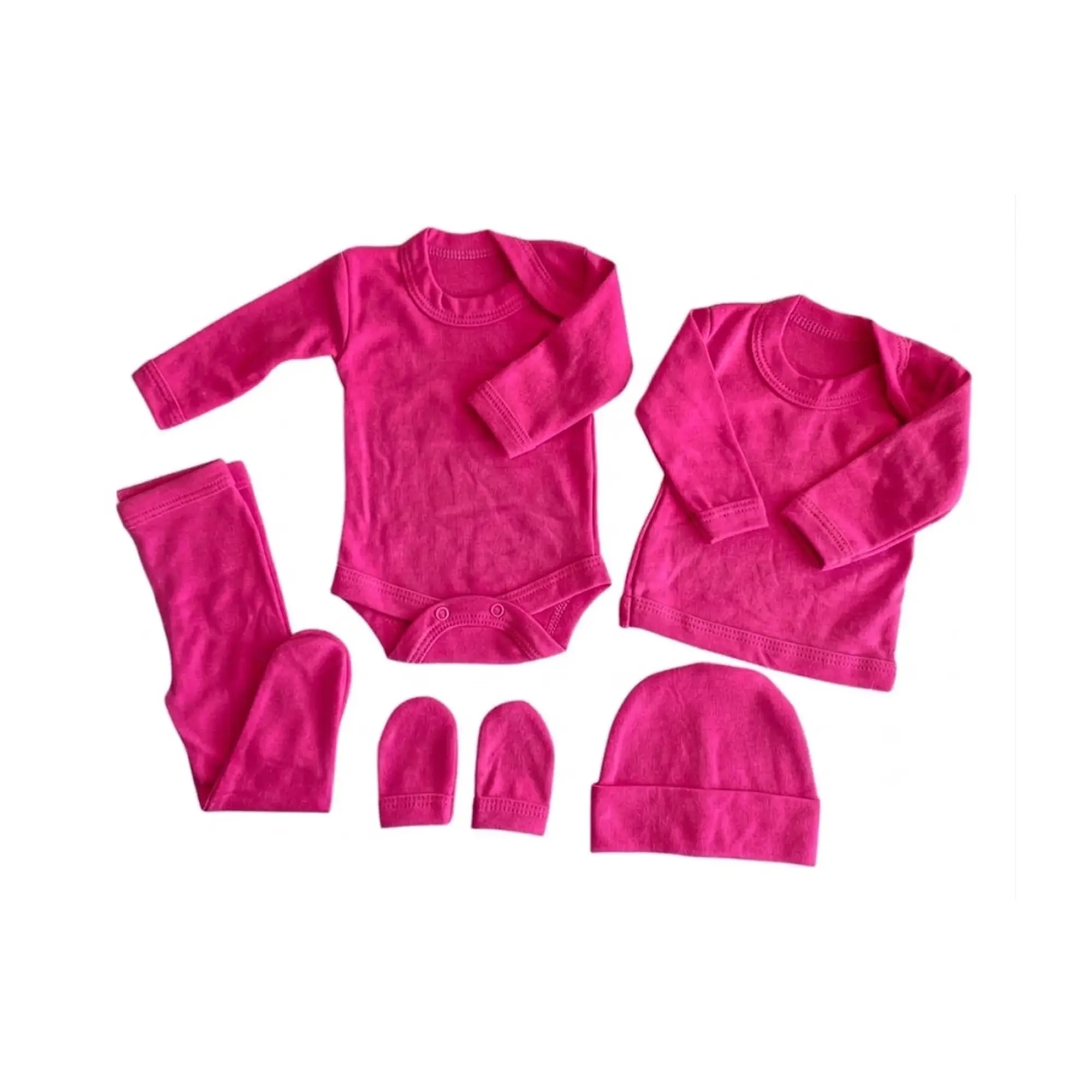AJUAR BEBE 0-3 MESES POR MAYOR COLOR FUCSIA 2