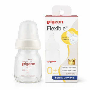 Biberón Pigeon Estándar De Vidrio 50 Ml 