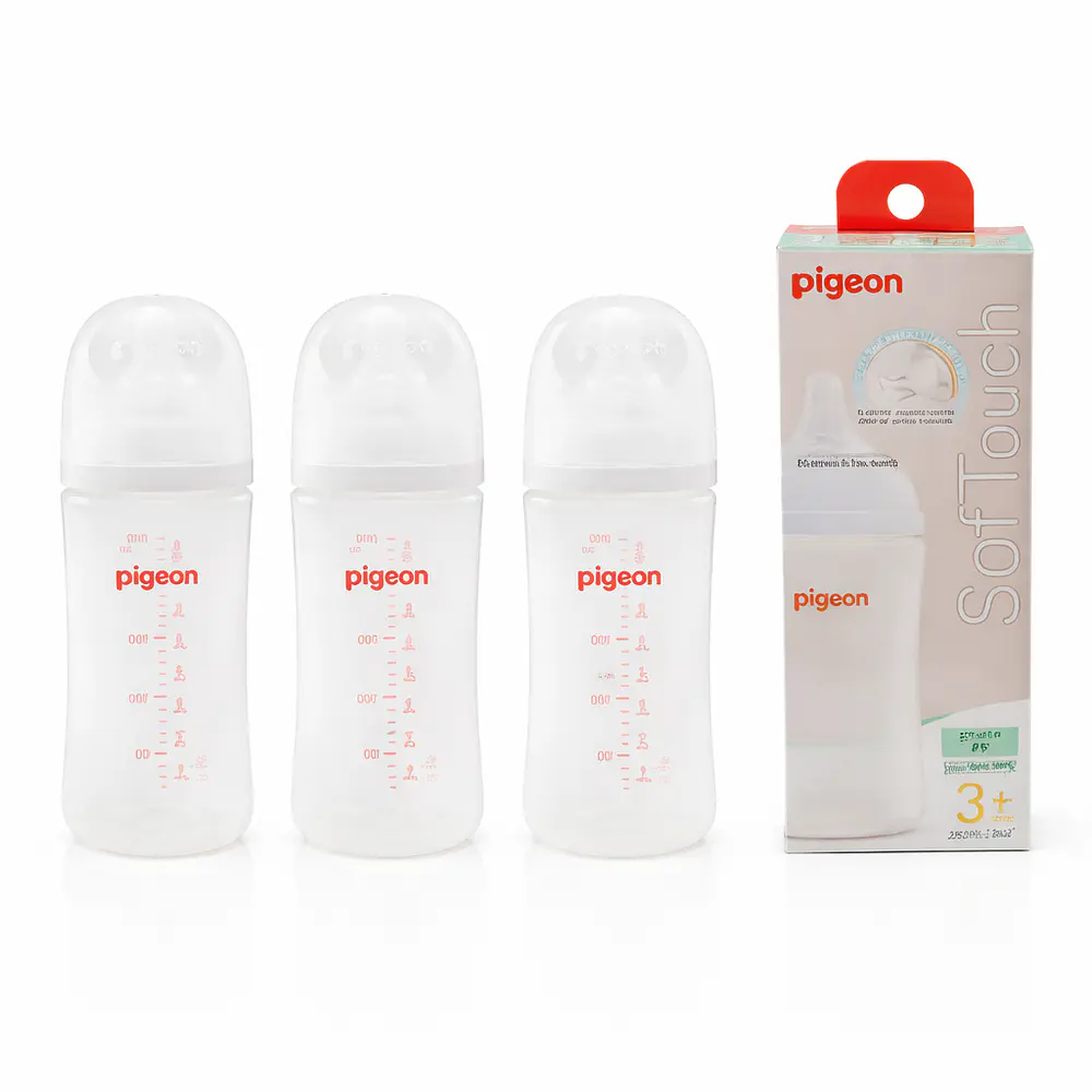 Biberon Boca Ancha 240 Ml Plastico X 3 Piezas 1