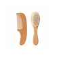 KIT CEPILLO Y PEINE CERDAS NATURALES MADERA - Miniatura 1