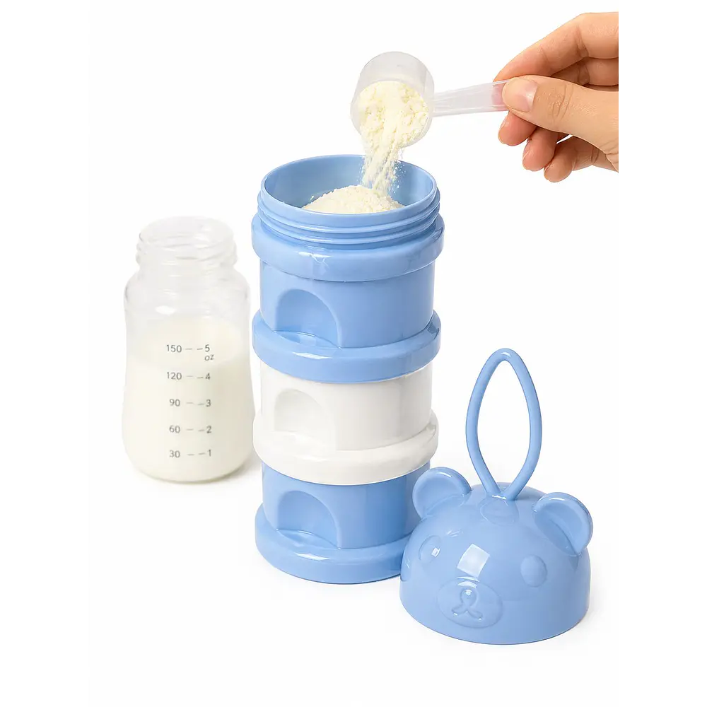 Dispensador De Leche En Polvo Celeste  2