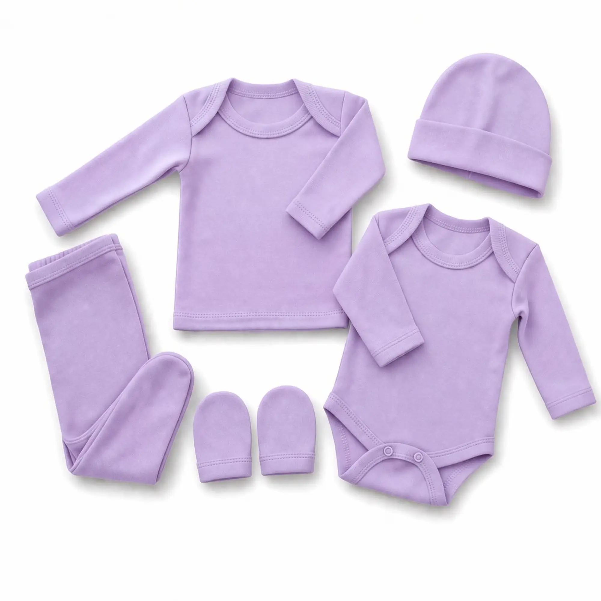 Ajuar para bebé 0-3 meses por mayor color surtido niña ropa interior 5