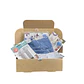 Baby box 0-3 meses nacimiento box para bebe celeste  - Miniatura 1
