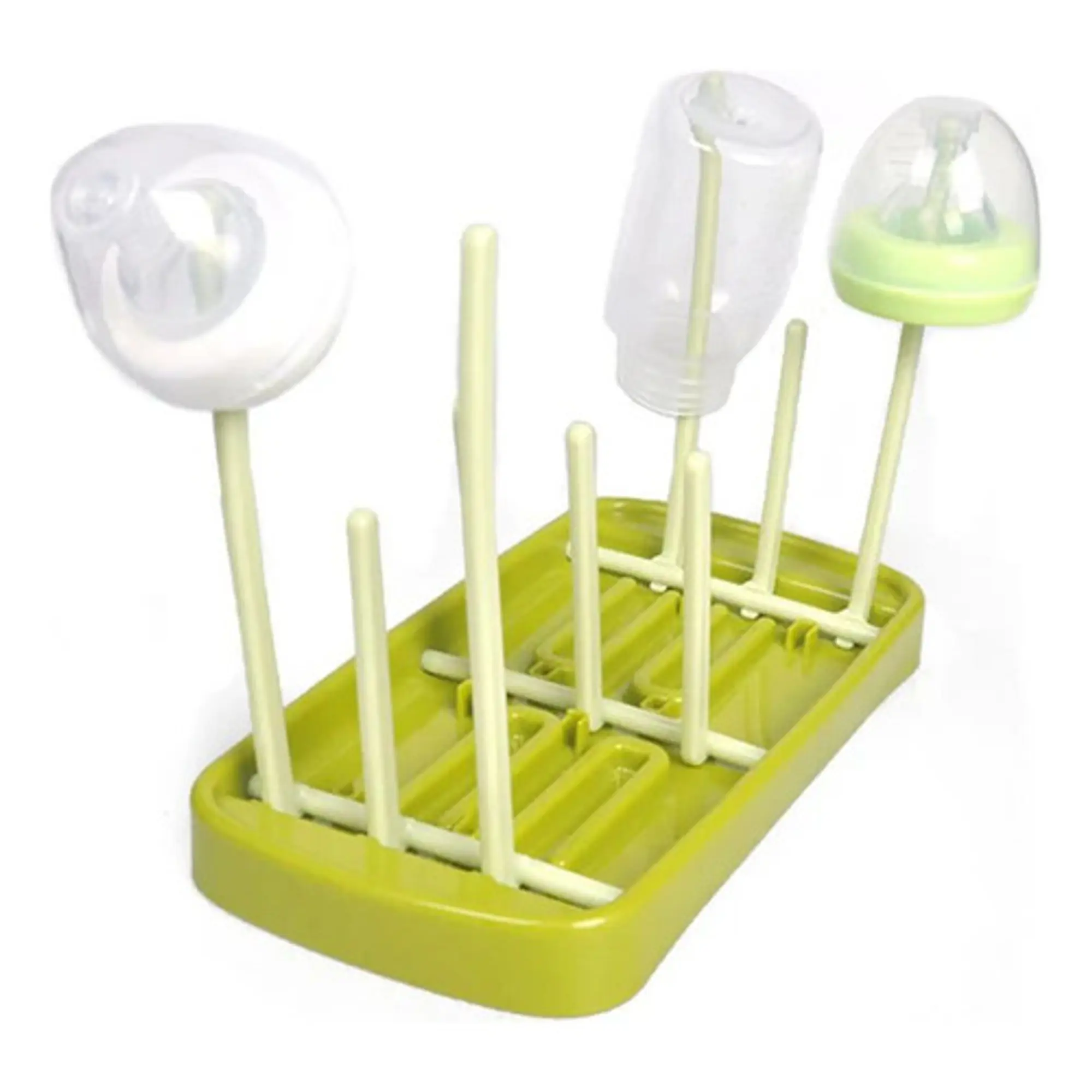 Escurridor O Secador De Mamaderas Plegable verde 2