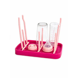 Escurridor O Secador De Mamaderas Plegable fucsia