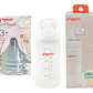 Mamadera 240ml Softouch Pp + Tetinas Boca Ancha talla M Pigeon  - Thumbnail 1